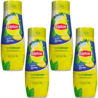 SODASTREAM Kit Sirop Pour  Lipton Ice Tea Lemon 440 Ml 4 Pi&egrave;ces