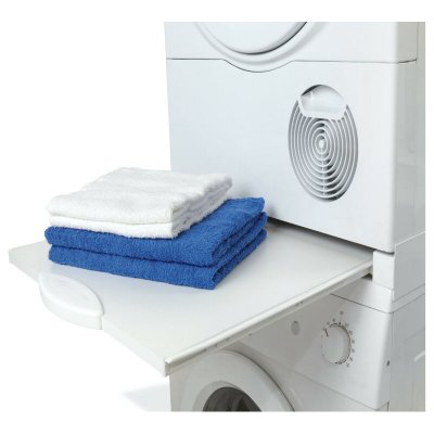 HOME EQUIPEMENT Kit superposition avec tiroir 80150 - Blanc