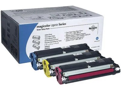 KONICA MINOLTA Kit Toner  2300 Cyan/Magenta/Jaune
