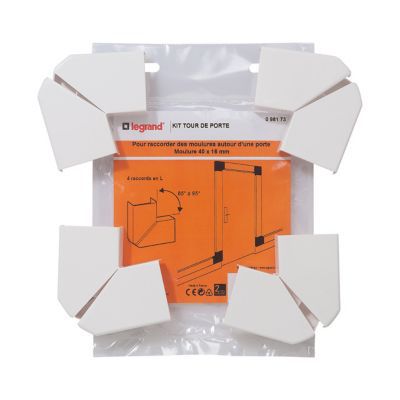 LEGRAND Kit tour de porte pour moulure  - 40 x 16 mm
