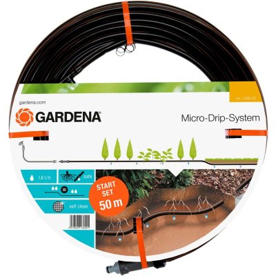 GARDENA Kit tuyau goutteur incorpor&eacute; enterr&eacute; 50m 1.6L/h 