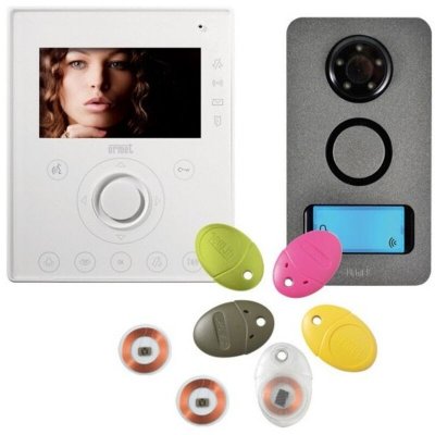 URMET Kit video NOTE couleur ML &agrave; m&eacute;moire d'image  - Antivandalisme