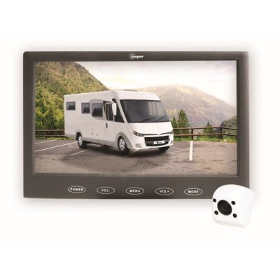 BEEPER Kit vid&eacute;o recul avec micro-cam&eacute;ra blanche & &eacute;cran LED 7'' RW109CC