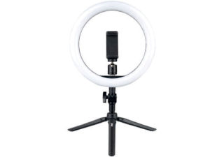 DORR Kit Vlogger D&ouml;rr VL26 Noir et Blanc avec Microphone CV-01 Gris