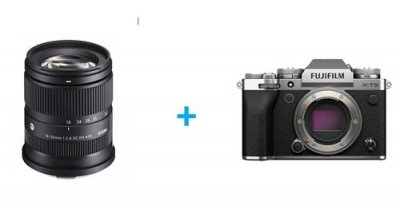 SIGMA Kit Zoom  18-50mm F/2.8 Dc Dn Contemporary Noir Pour Fujifilm X-t5