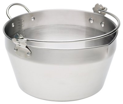 KITCHENCRAFT Kitchen craft maslin casserole avec poign&eacute;e acier inoxydable 9l