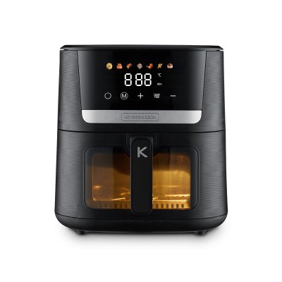 KITCHENCOOK  - Airmed 7w - Friteuse &Agrave; Air 7l Avec Fen&ecirc;tre - 7 Programmes - 1600w