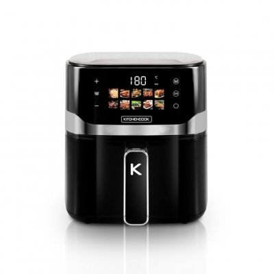 KITCHEN COOK Kitchencook - Airmed55led - Friteuse &Agrave; Air - 5,5l - 10 Programmes - &Eacute;cran Led