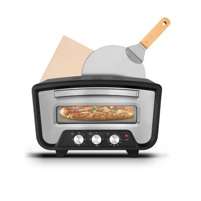 Kitchencook - K Pizza Lite - Four &agrave; Pizza &eacute;lectrique - Cuisson 3 Minutes - 2200w - 430&deg;c