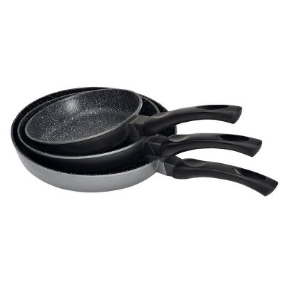 KITCHEN PRO KitchenPro - Po&ecirc;le fa&ccedil;on Pierre - Rev&ecirc;tement antiadh&eacute;sif - 28cm