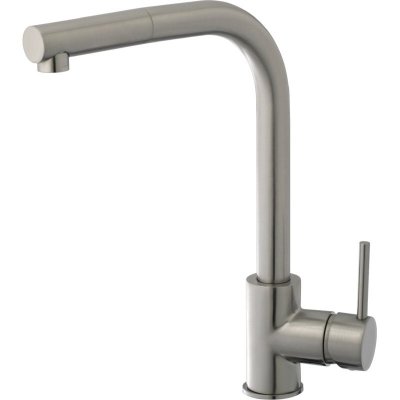 ESSEBAGNO Kiwo mitigeur &eacute;vier &agrave; douchette fa&ccedil;on inox - Fa&ccedil;on Inox
