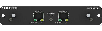 KLARK TEKNIK  DN32-Dante carte d'extension
