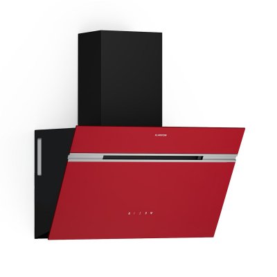 KLARSTEIN  alina hotte aspirante d&eacute;corative 60 cm 600 m&sup3;h silencieuse air &eacute;vacu&eacute;recycl&eacute; cee a rouge 