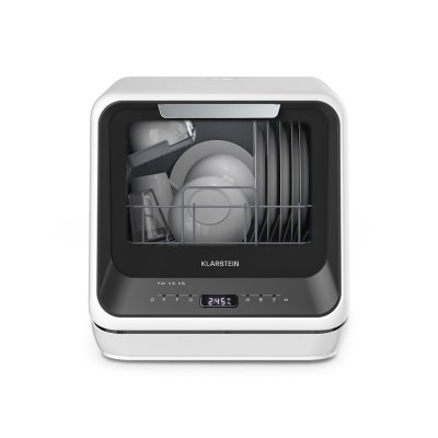 KLARSTEIN  amazonia mini-lave-vaisselle compact 7 programmes r&eacute;servoir 5l portable noir 