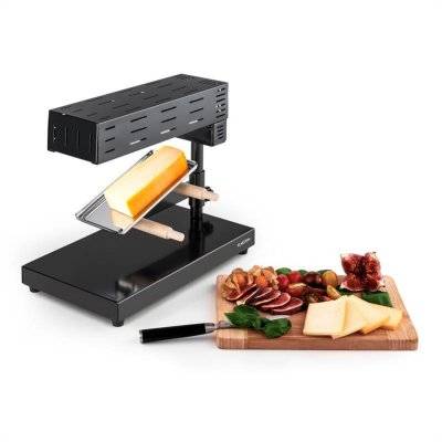 KLARSTEIN  Appenzell 2G Appareil &agrave; raclette traditionnel sur pieds 600 W - noir