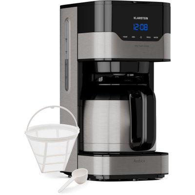 KLARSTEIN  Arabica - Cafeti&egrave;re - 12 tasses - argent