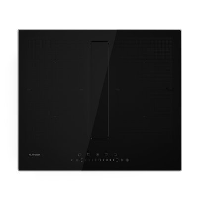 KLARSTEIN  chef-fusion prime down 2-en-1 plaque de cuisson &agrave; induction + hotte aspirante 60 cm noir 