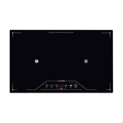 KLARSTEIN  deejay plaque &agrave; induction sans zone en vitroc&eacute;ramique - commande tactile - 3500w - noir