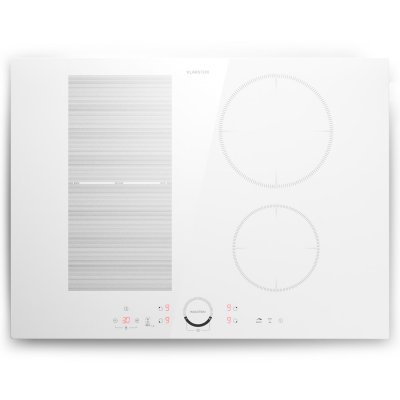 KLARSTEIN  delicatessa Plaque de cuisson encastr&eacute;e &agrave; induction 4 zones 7000w vitroc&eacute;ramique Blanc 