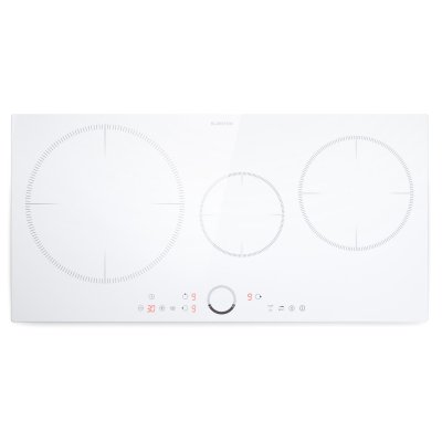 KLARSTEIN  delicatessa Plaque de cuisson vitroc&eacute;ramique encastrable &agrave; induction 3 zones 6000w Blanc 