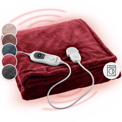 KLARSTEIN  Dr. Watson XL Couverture chauffante120W 180x130cm bordeaux