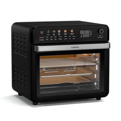 KLARSTEIN  friteuse &agrave; air 2200w airfryer 19 programmes accessoires compatibles lave-vaisselle noir