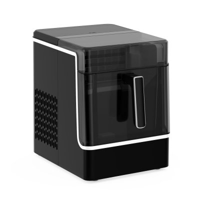 KLARSTEIN  ice lux machine &agrave; gla&ccedil;ons acier inoxydable 23kg24h autonettoyante noir 