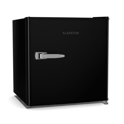 KLARSTEIN  irene mini r&eacute;frig&eacute;rateur r&eacute;tro 46 l minibar silencieux frigo 37 db cee d 0-10&deg;c noir 