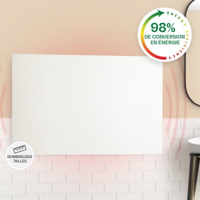 KLARSTEIN   Wonderwall Air Infinite radiateur infrarouge 90x60 cm 580 W mural FB blanc 