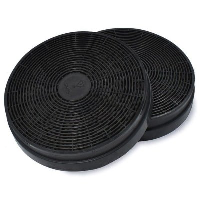 KLARSTEIN  Lot de 2 filtres &agrave; charbon actif pour hotte aspirante &Oslash;17,5 cm