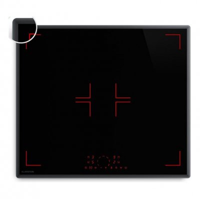 KLARSTEIN  RedFlame plaque &agrave; induction Moderne &eacute;l&eacute;gante & puissante 4 zones de cuisson 7000 W 60 cm