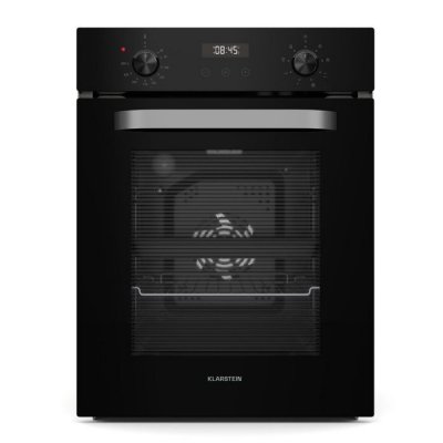 KLARSTEIN  smartslim four multifonction design slim 9 fonctions 49 l nettoyage facile cee a noir 