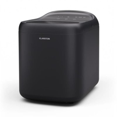 KLARSTEIN  sparkice machine &agrave; glacons 2 modes 15l d'eau froide nettoyage auto 15kg24h noir