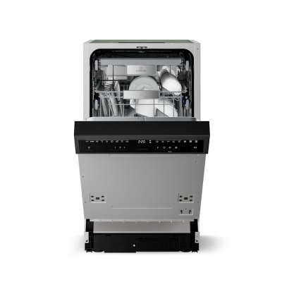 KLARSTEIN  velaire lave-vaisselle semi-encastr&eacute; 45 cm minimaliste, compact cee b inox