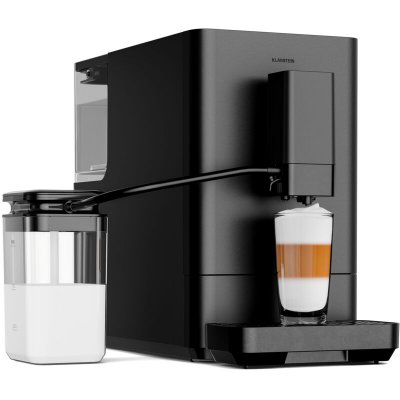 KLARSTEIN  velaire machine &agrave; caf&eacute; en grain automatique 20 bars tactile led broyeur 15 r&eacute;glages noir