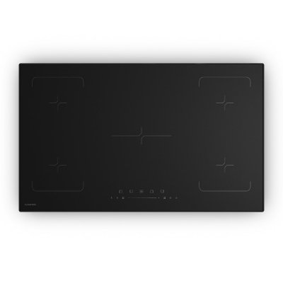 KLARSTEIN  velaire plaque de cuisson &agrave; induction minimaliste puissante 5 zones 7200 w 90 cm noir