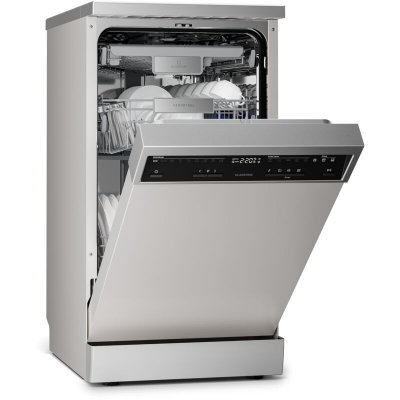 KLARSTEIN  Verosteel Lave-vaisselle pose libre 45 cm Minimaliste compact &eacute;l&eacute;gant Classe B Inox