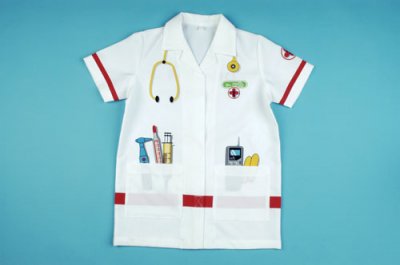 KLEIN  Blouse de m&eacute;decin imprim&eacute;e