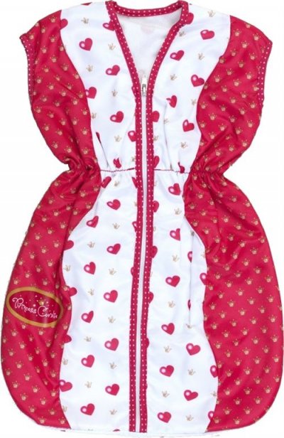 KLEIN  sac de couchage baby doll Princess Coralie rose / blanc 55 cm