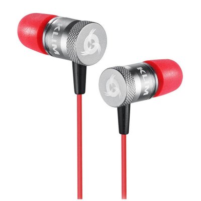 KLIM  Fusion Ecouteurs Haute Qualit&eacute; Audio - Rouge