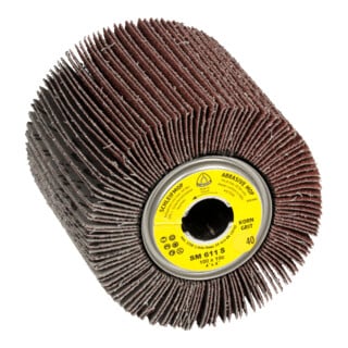 KLINGSPOR  83167 SM 611 S Roue &agrave; lamelles, K40 100 x 100 x 19 mm, Brun