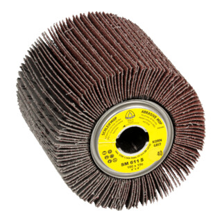 KLINGSPOR  93076 SM 611 S Roue &agrave; lamelles, K120 100 x 100 x 19 mm, Brun