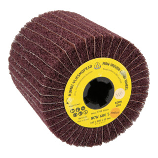 KLINGSPOR  schleifmopr&auml;der nCW 600, 110 x 100 x 19 mm-grain 100&ndash;320247 medium