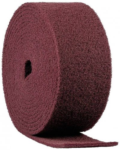 KLINGSPOR  Schleifvlies oNG 400, 100 x 10 mm, grain, 258872 maroon