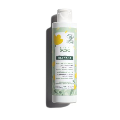 KLORANE  B&eacute;b&eacute;- Huile multi-usages au calendula Bio 200ml
