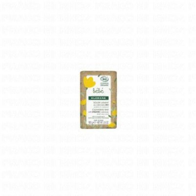 KLORANE  B&eacute;b&eacute; Savon Solide Lavant Calendula Bio 100 gr - Pain 100 gr