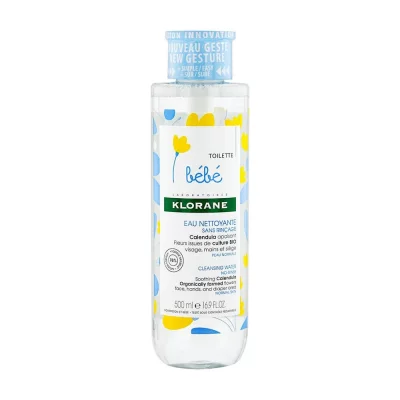 KLORANE  B&eacute;b&eacute; Toilette Eau Nettoyante au Calendula Bio Sans Rin&ccedil;age