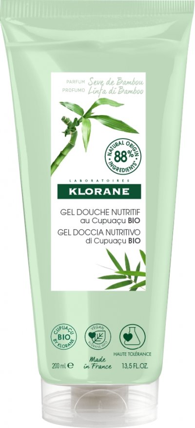 KLORANE  DOUCHE - Gel Douche Nutrifif S&egrave;ve de Bambou, 200ml