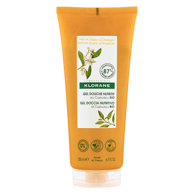 KLORANE  DOUCHE - Gel Douche Nutritif Fleur d'Oranger, 200ml