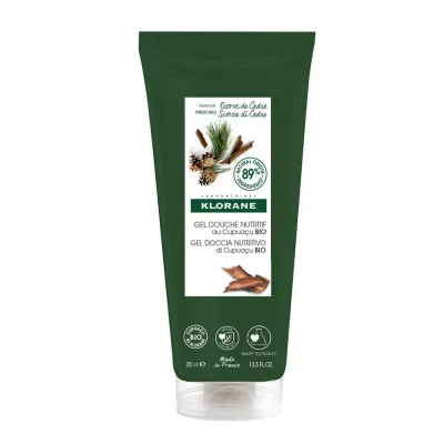 KLORANE  Gel Douche Ecorce de C&egrave;dre tube 200ml